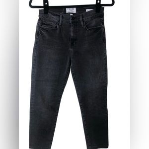 Frame Le Skinny De Jeanne Crop Gray Jeans Size 27/ 4